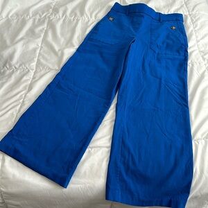 Jules & Leopold cropped blue pants